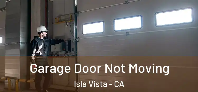  Garage Door Not Moving Isla Vista - CA